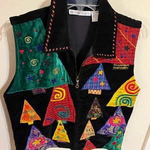 Elegant Black Vest by Dressbarn Small